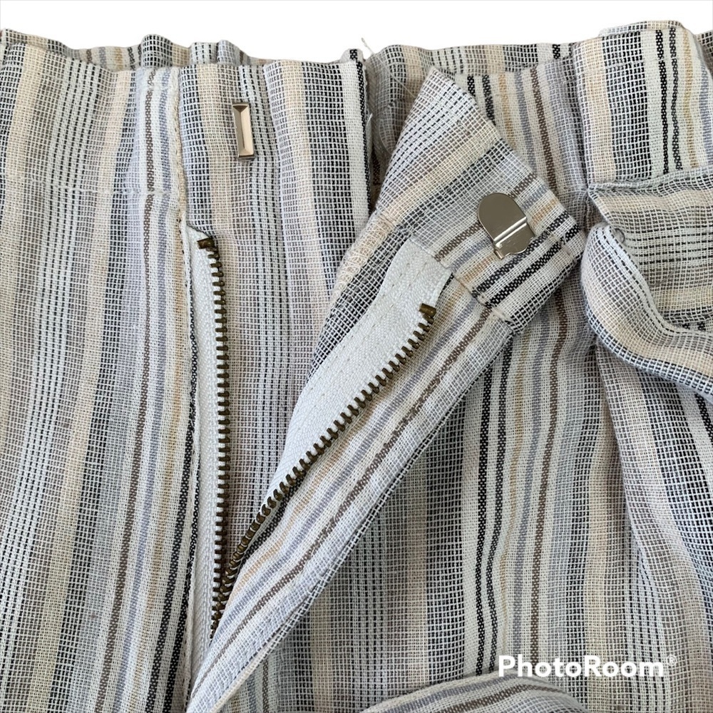 𝅺JUST Living Wide Leg Cropped Pants Size M - Picture 5 of 7